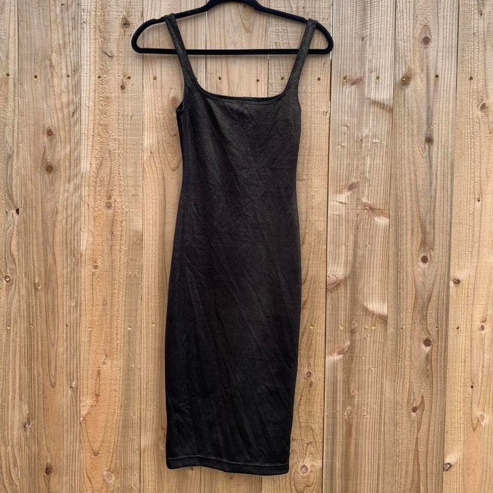 Black & gold shimmery cocktail dress by American apparel‎ size xs